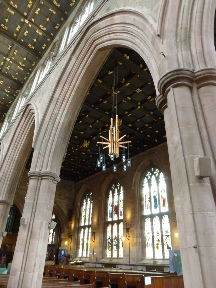 Interior of Tamworth Church.