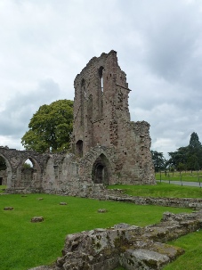 The ruins of Croxden Abbey.