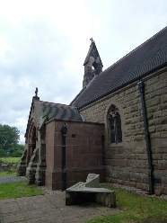 The church in Croxden.